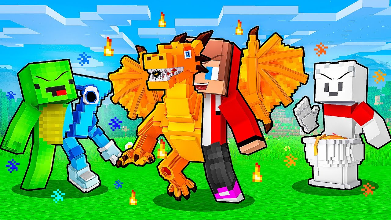 JJ vs Mikey vs Carrie: ITALIAN BRAINROTS SHAPESHIFT BATTLE in Minecraft - Maizen