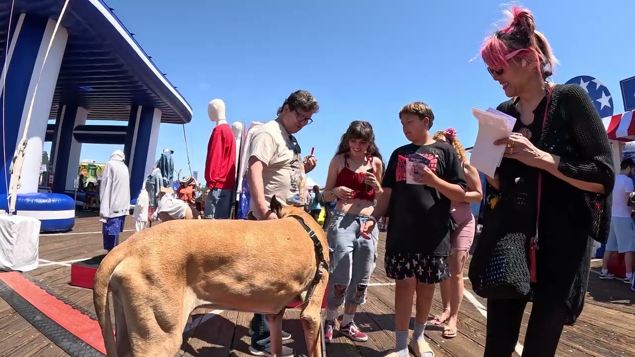 Cash 2.0 Great Dane at the Pier 360 Beach Festival 2025 on the Santa Monica Pier (5 of 6)