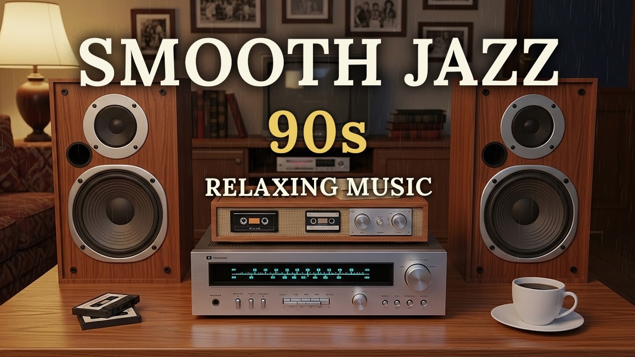 Smooth Jazz & Soulful R&B 90s ✨ Gentle Instrumentals for Easy Listening, Stress Relief & Unwind