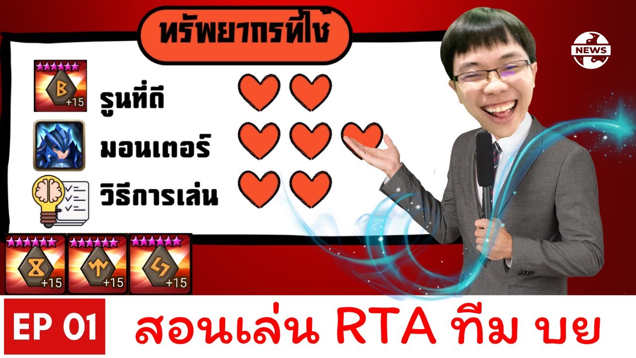 [EP1] สอนเล่น RTA ทีม บย : แนะนำทีมเกริ่นนำเบื้องต้น ทรัพยากร + รูนที่ใช้ (คร่าวๆ)