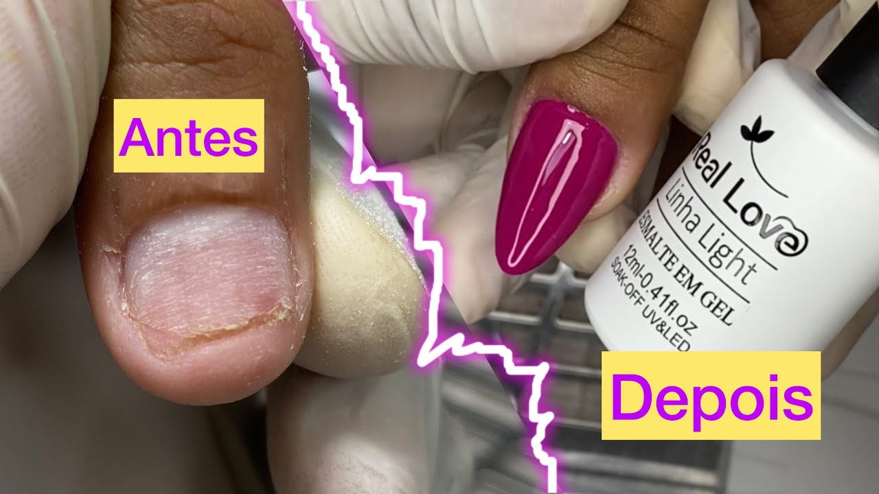 Aplicação Gel na Tip com esmaltação 🚀😍