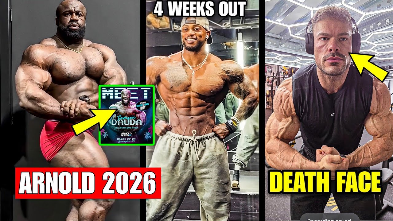 Samson Dauda 9 Weeks Out – Arnold Classic 2026 Warning? | Wesley Vissers Death Face Look | Brandon. 