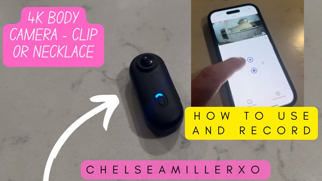 Review & demo - Treklon 4S Body Camera Wide Angle, 6 Fixing Methods Cycling, Motorcycle, pet Walking