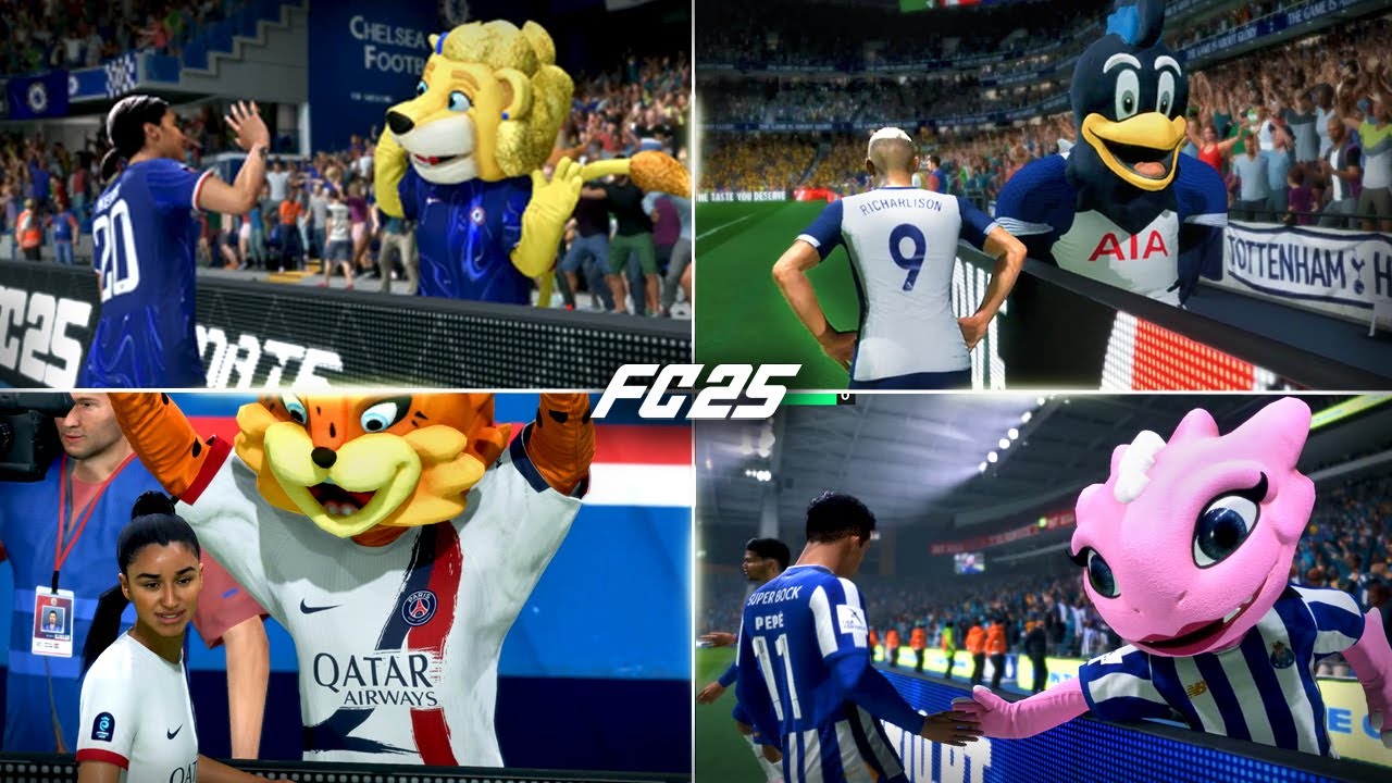 EA Sports FC 25 - All New Mascot Celebrations
