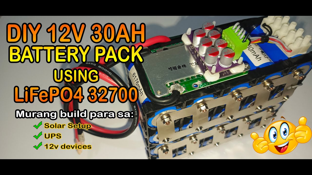 DIY 12V 30AH LIFEPO4 BATTERY