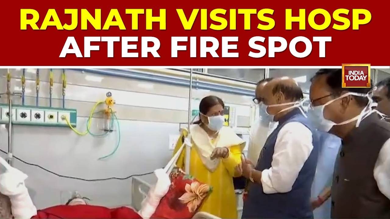 Lucknow Building Fire, 15 Killed: Rajnath Singh Visits Hospital After Incident Spot | India Today