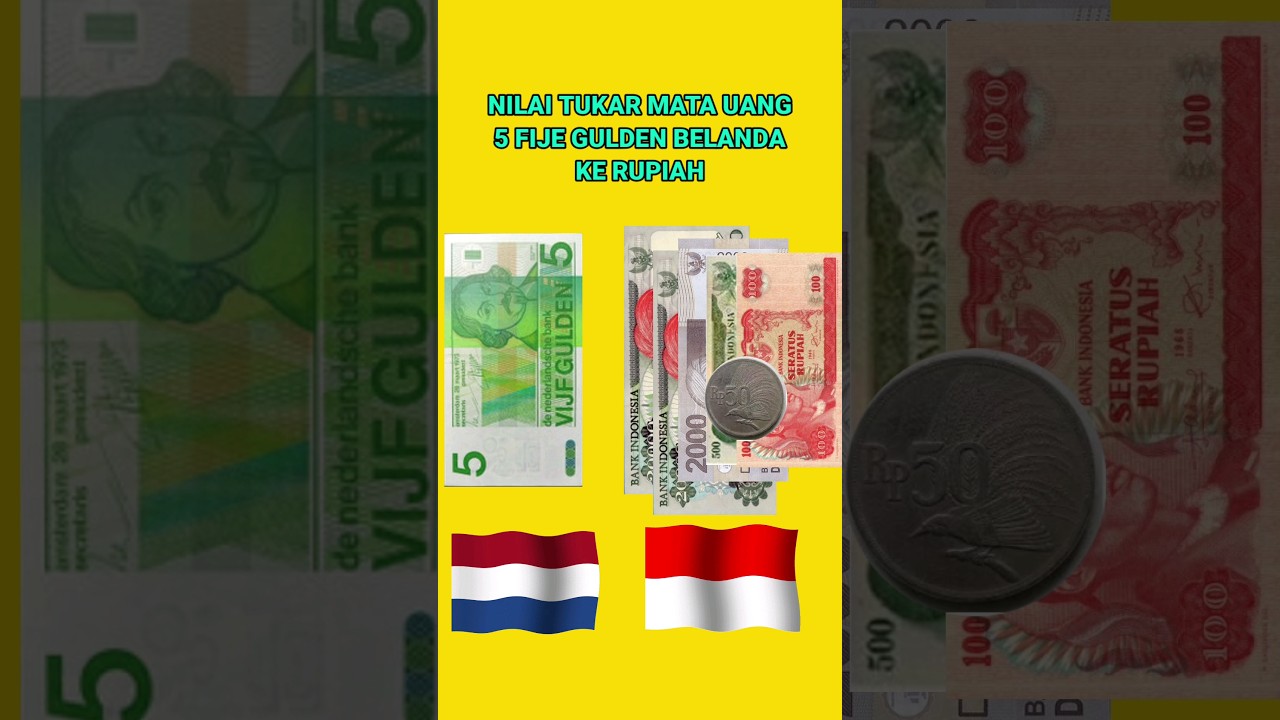 NILAI TUKAR MATA UANG BELANDA KE RUPIAH #indonesia #uangkuno #belanda #bank #rupiah #koinlogam