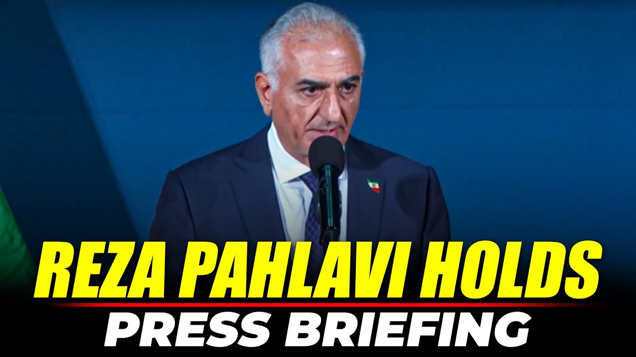 LIVE: Reza Pahlavi, the exiled son of Iran's last shah holds press briefing in Washington D.C
