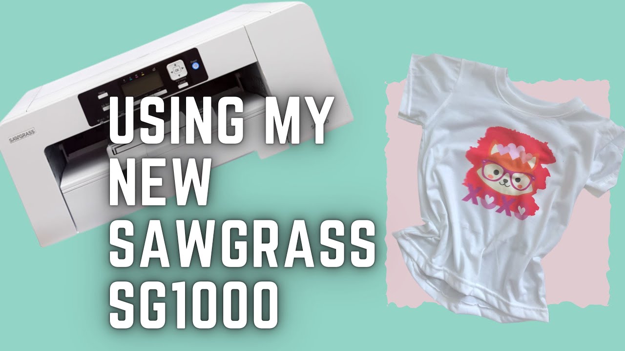 My First Sublimation Printer! | Sawgrass SG1000 Sublimation Printer
