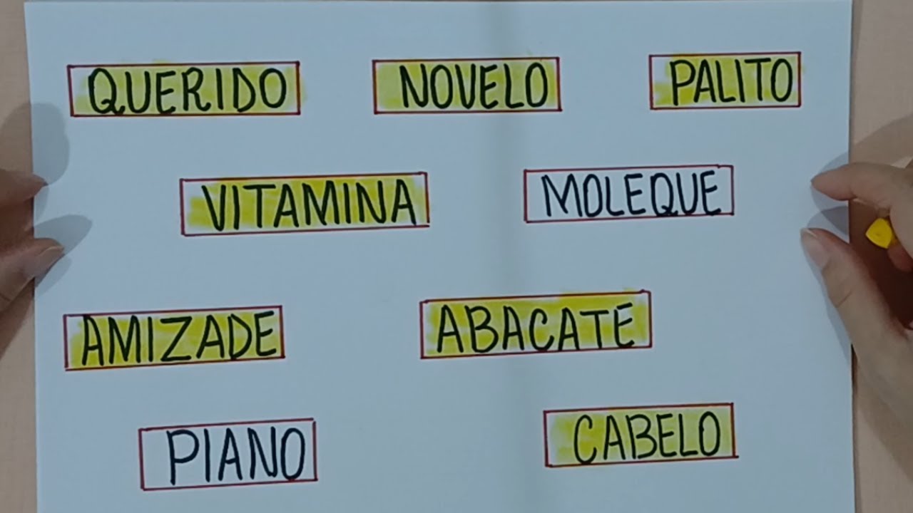 Ditado Colorido - Lendo Palavras - Aprendendo a Ler e Escrever - Palavras  -Alfabetização  EJA