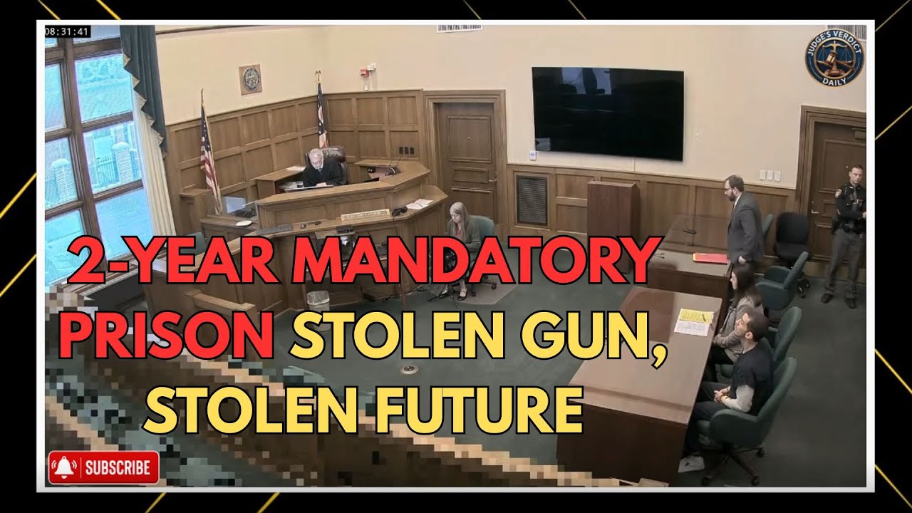 Judge Sentences Defendant to Prison Over Stolen Firearm and Long Criminal History