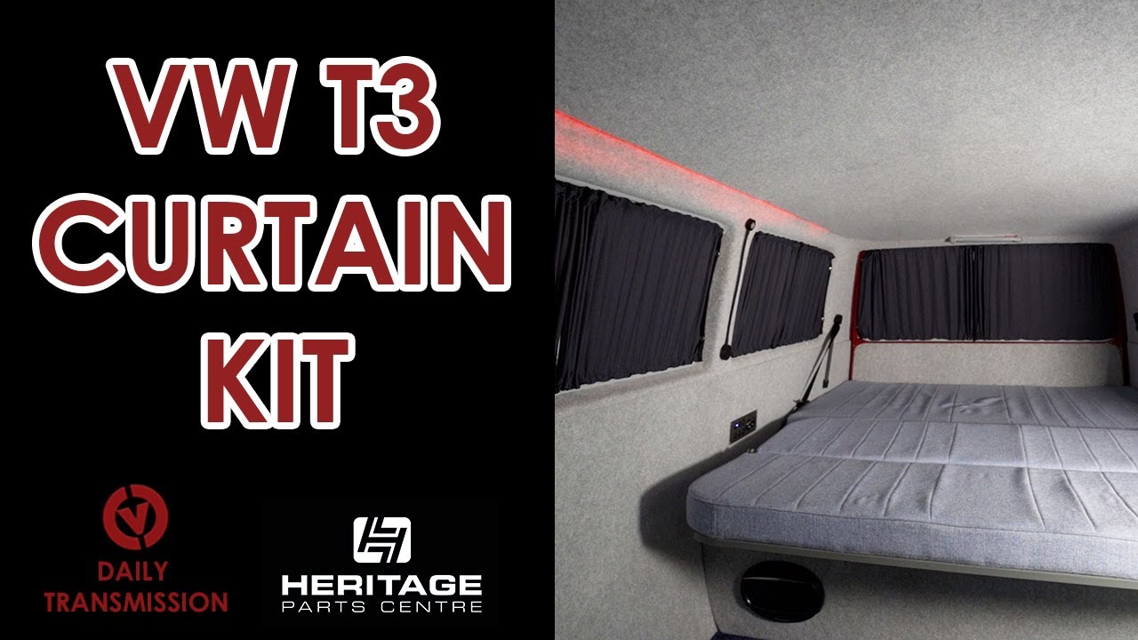 HOW TO PROFESIONALLY FIT CURTAINS TO A VW CAMPER (VW T3, T25, Vanagon, Westfalia)
