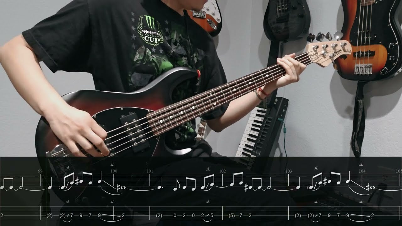 Deftones - The Spell of Mathematics // Bass Cover + Play Along Tabs
