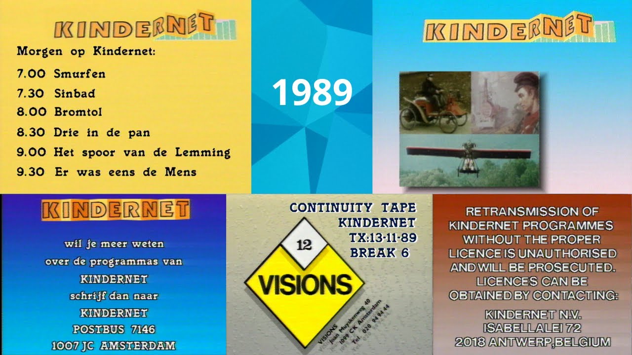 Kindernet | Filler | Eindleader | Programmaoverzicht | Zendersluiting (13.11.1989)
