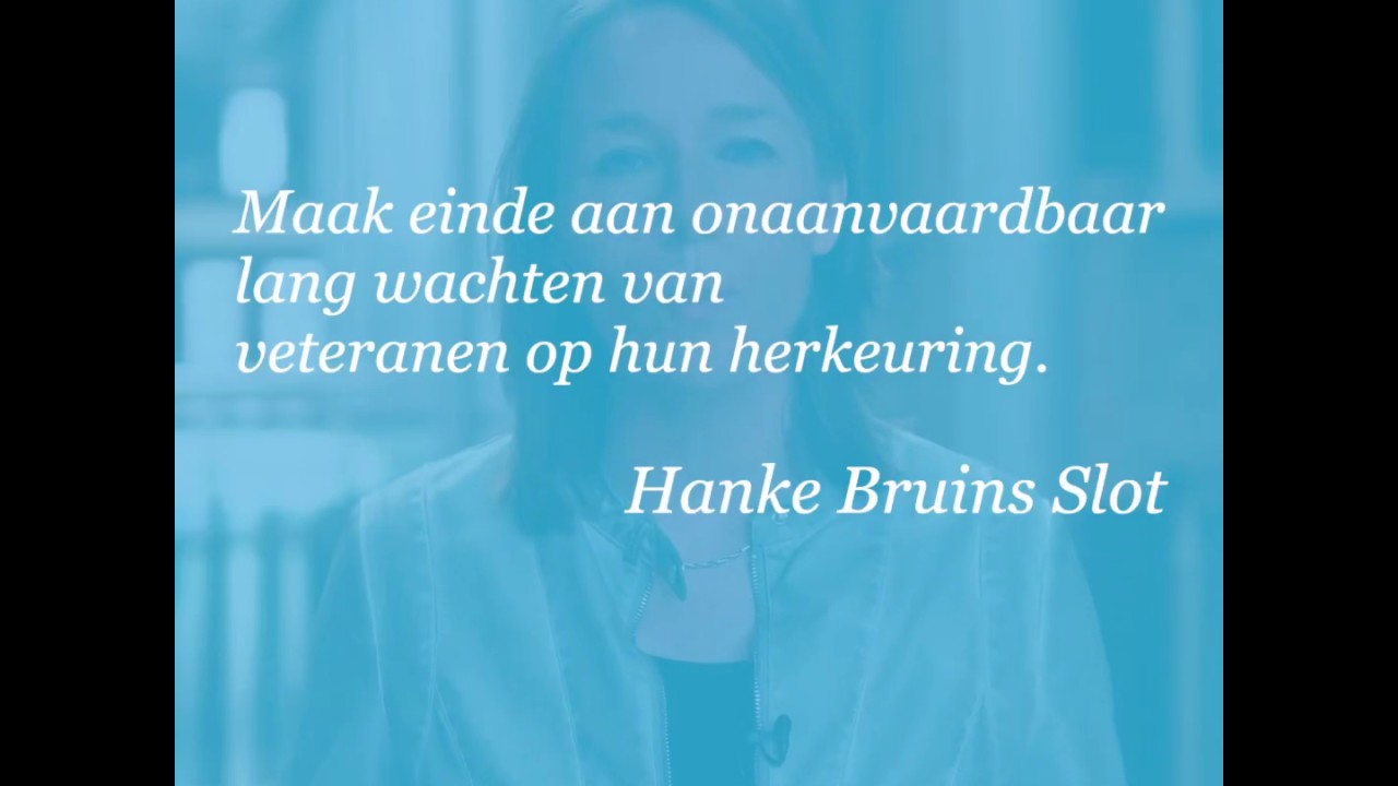 Hanke Bruins Slot over veteranen die lang moeten wachten op hun herkeuring