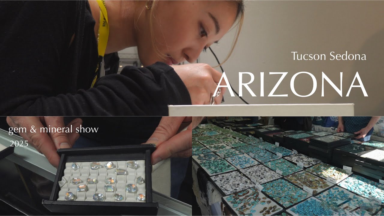 アメリカツーソンへ天然石買付旅｜Gem & mineral show 2025