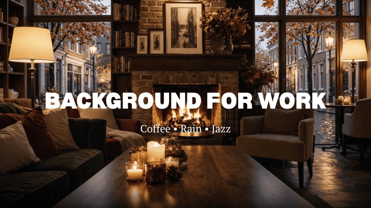 🔴Smooth Jazz Live for Office & Home Work 🎷 Saxophone & Guitar Background