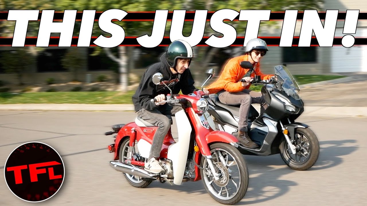 This Just In: We DRAG RACE The Honda Super Cub And The ADV150!