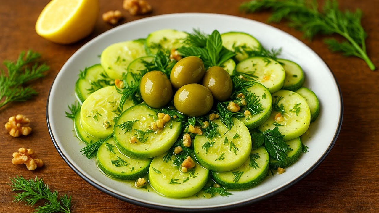 Mediterranean Green Goddess Salad | Creamy Avocado & Feta Fusion Recipe.