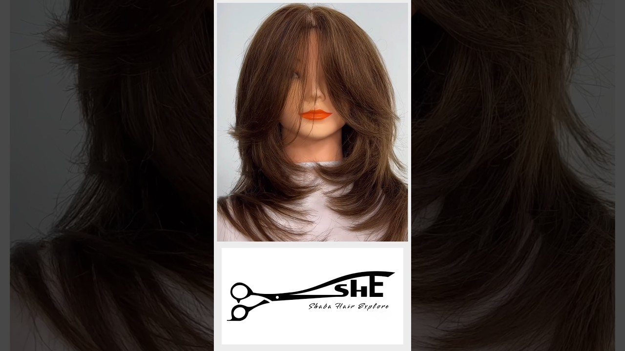 easy!FACE FRAMING LAYERS HAIRCUT TUTORIAL#shortvideo #haircuttutorial #layeredhaircut
