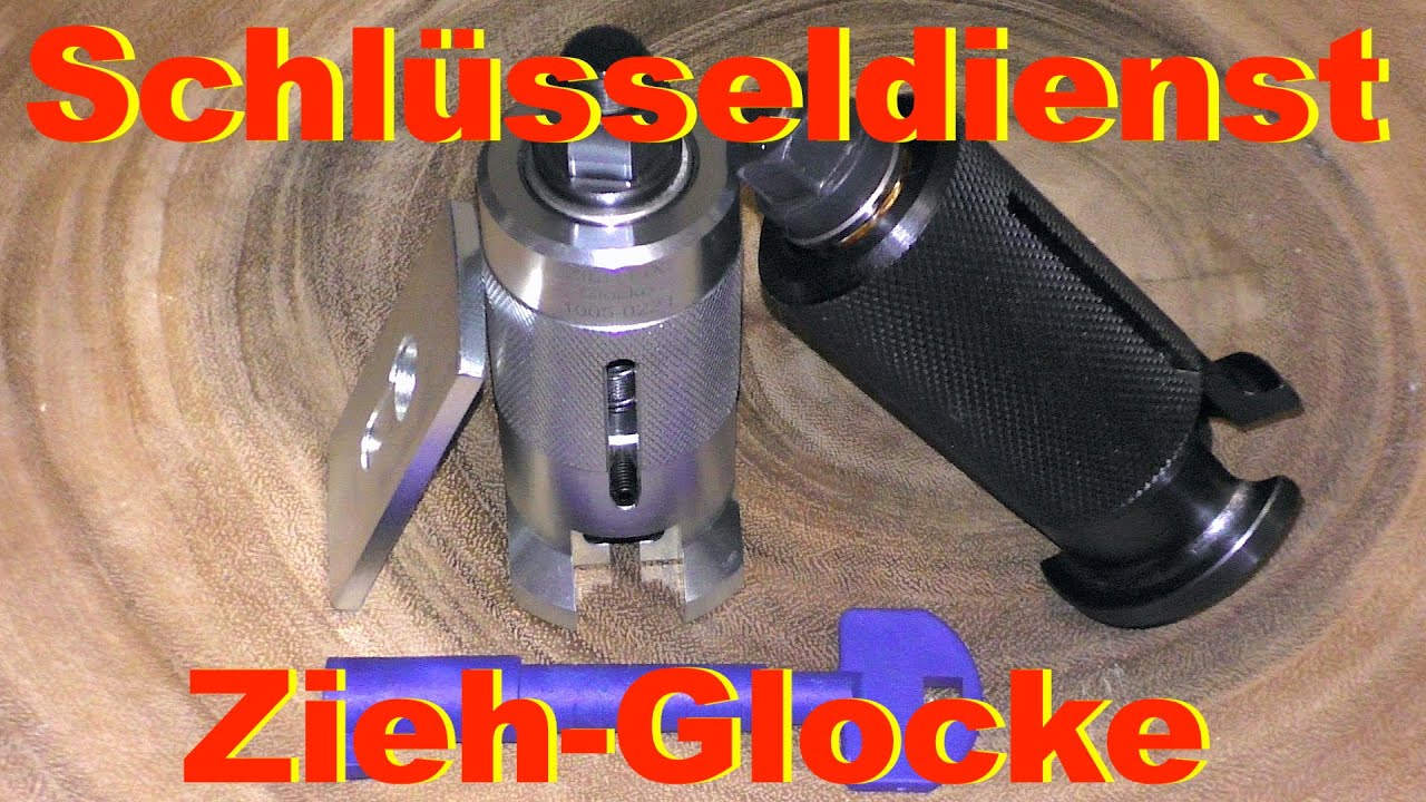 Ausgesperrt?Schlüsselservice/Schlüsseldienst/Tür-Öffnung mit Zieh-Glocke/zieh-fix/Türschloss knacken