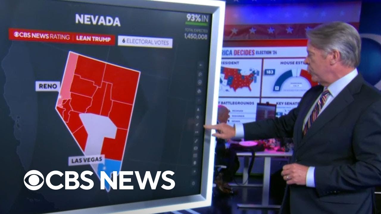 Nevada leans Trump, CBS News projects