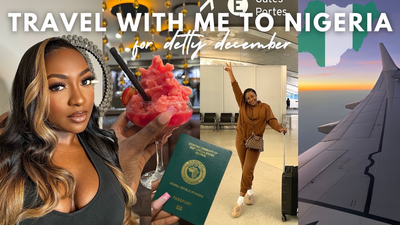 TRAVEL WITH ME TO NIGERIA FOR DETTY DECEMBER | ITS BEEN THREE YEARS, SURPRISED MY FRIENDS ✈️ 🇳🇬