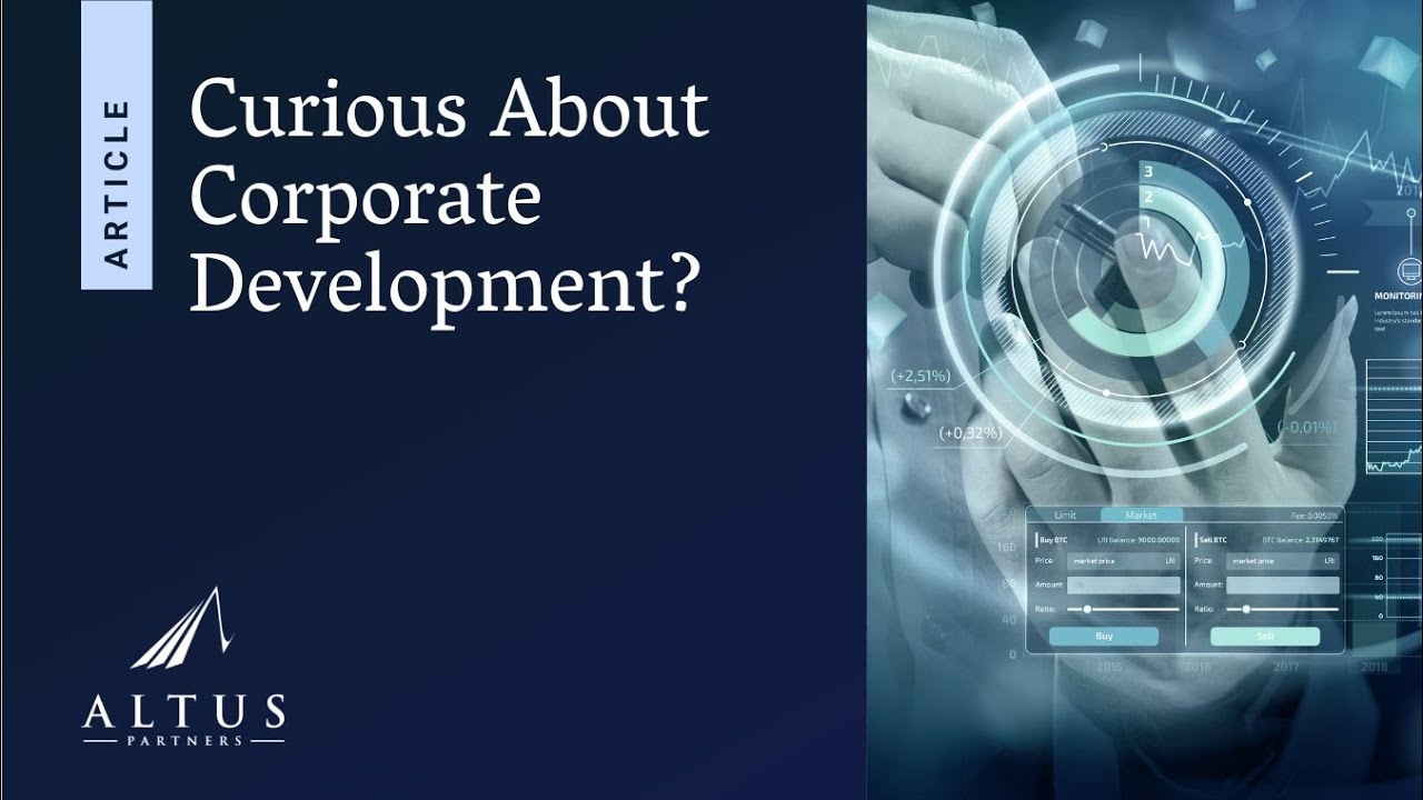 Curious About Corporate Development?