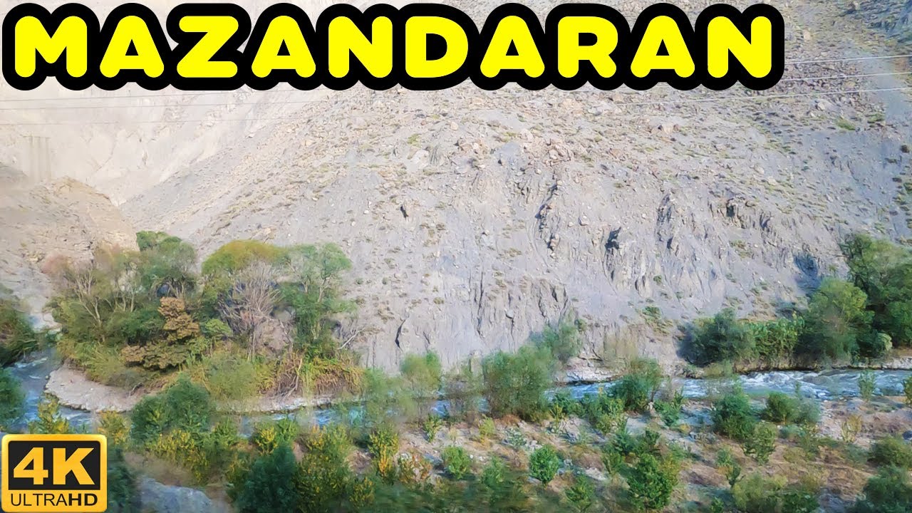 Driving Through Mazandaran, Iran through the Alborz Mountains towards the Caspian Sea [4K]