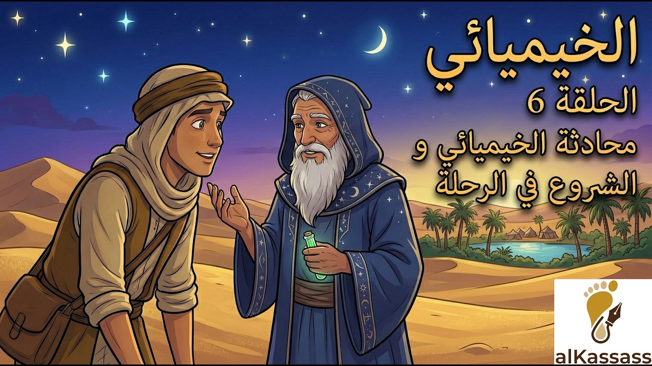 رواية الخيميائي | الحلقة 6 : اختبار السيف والوداع الأصعب في الصحراء ⚔️