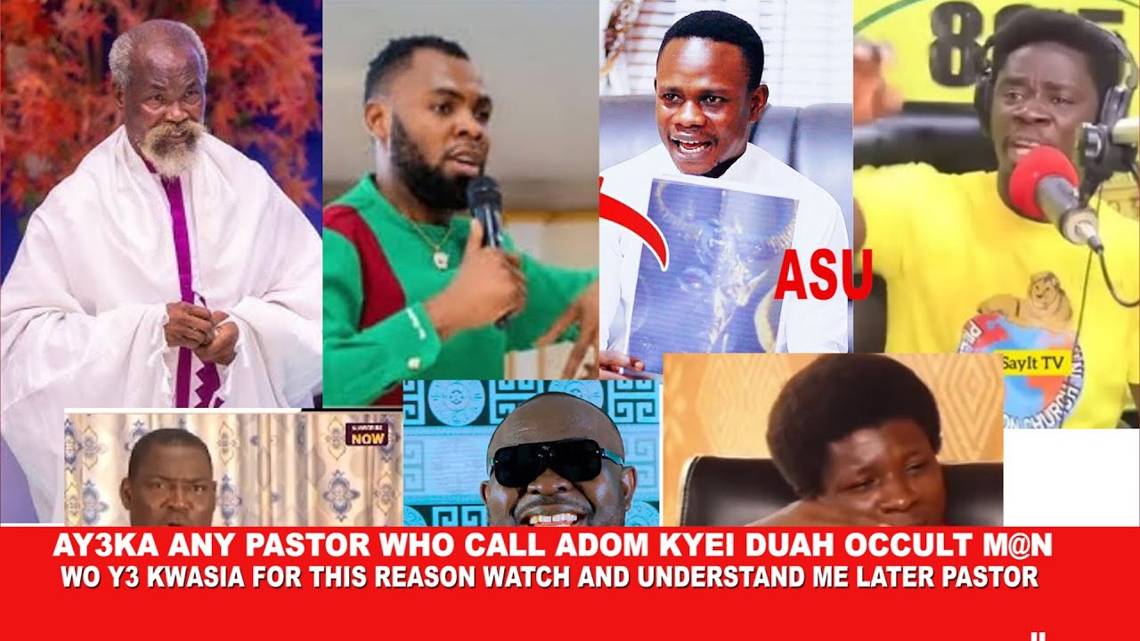 As3m asi Any Pastor who call Adom Kyei Duah 0ccult m@n wo y3 kwasia ,watch the video and understand