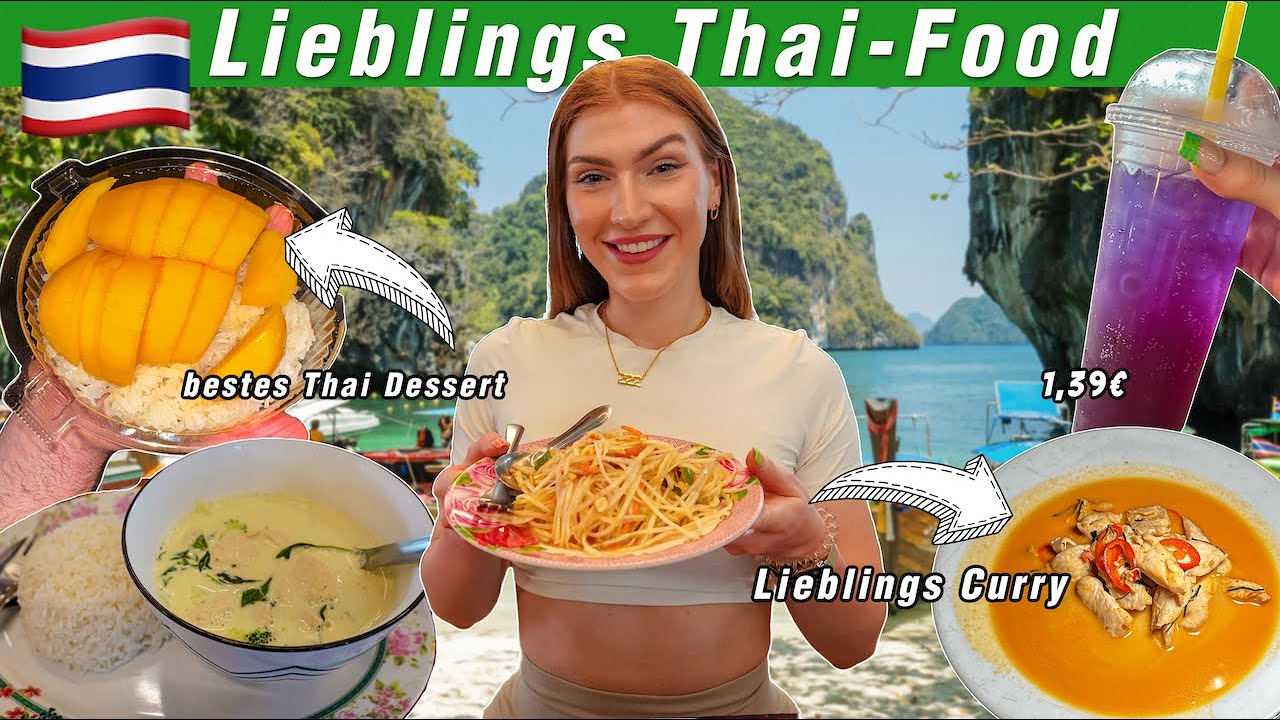 1 Tag mein Lieblings Thai Food! DAS müsst ihr probieren 😋 bestes Curry, Butterfly Pea Lemon, ...