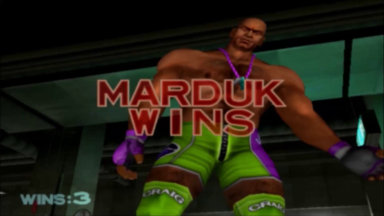 Tekken 4: Craig Marduk All Intros & Win Poses