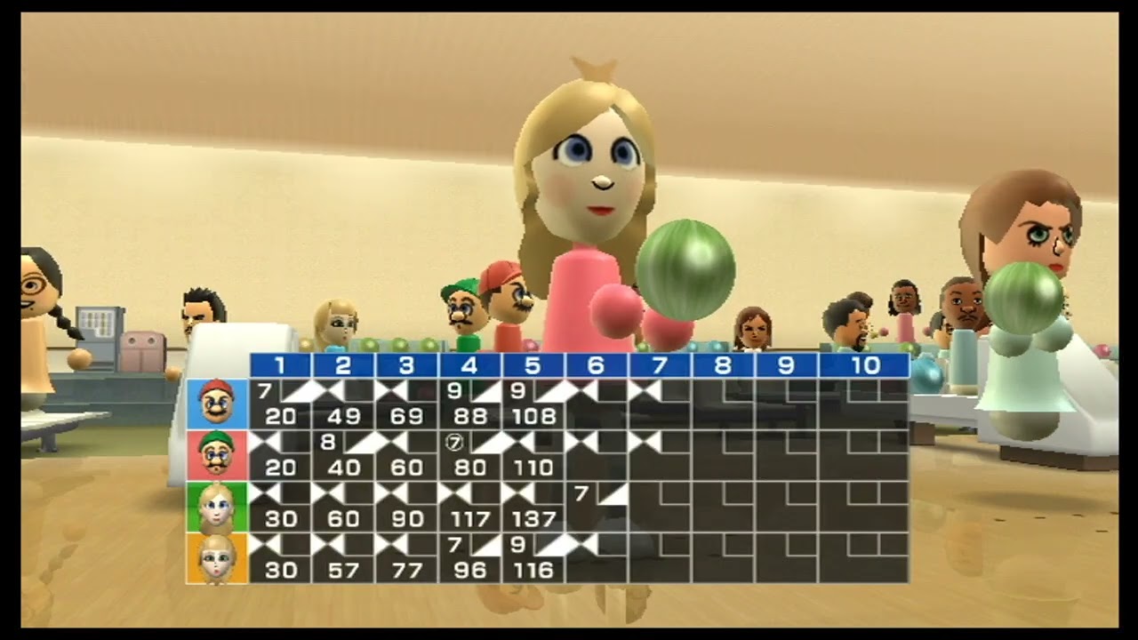 Wii Sports - Bowling: 4-Player Match #13