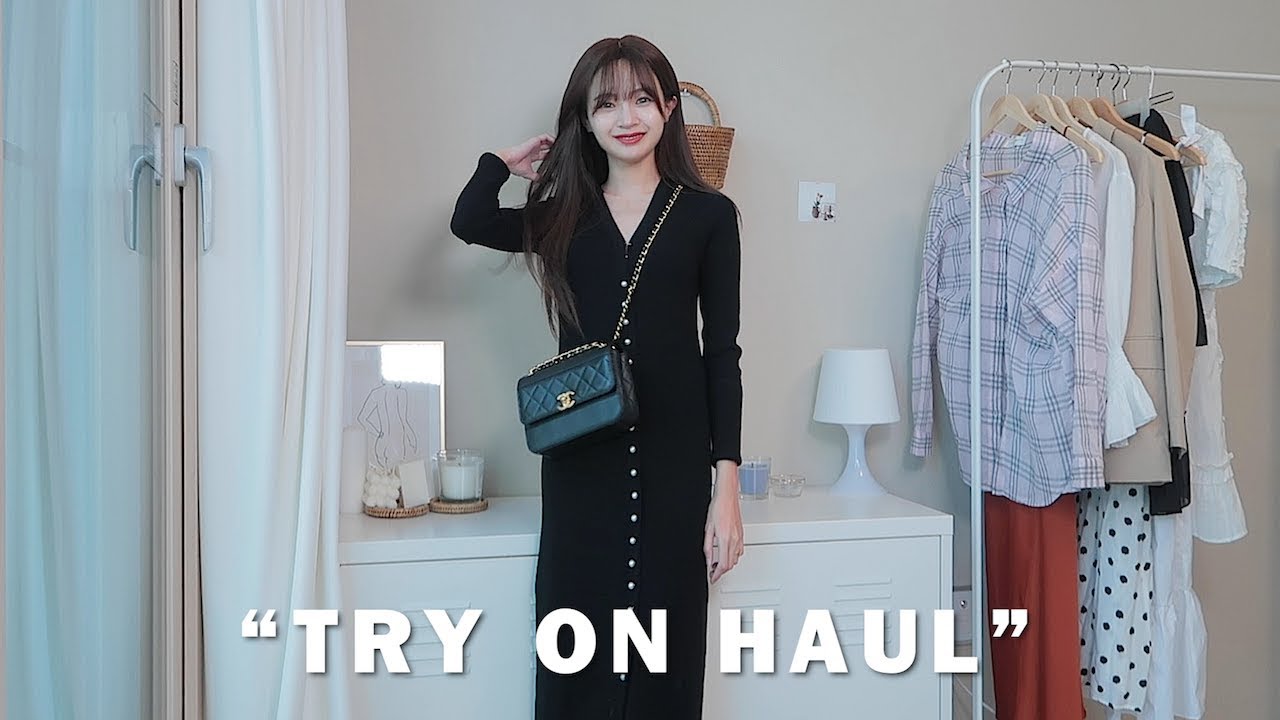 (eng)남친과 가을옷 하울!💃직접 입어보는 저세상텐션ㅋㅋ (feat.이니스프리 비비드 코튼잉크)