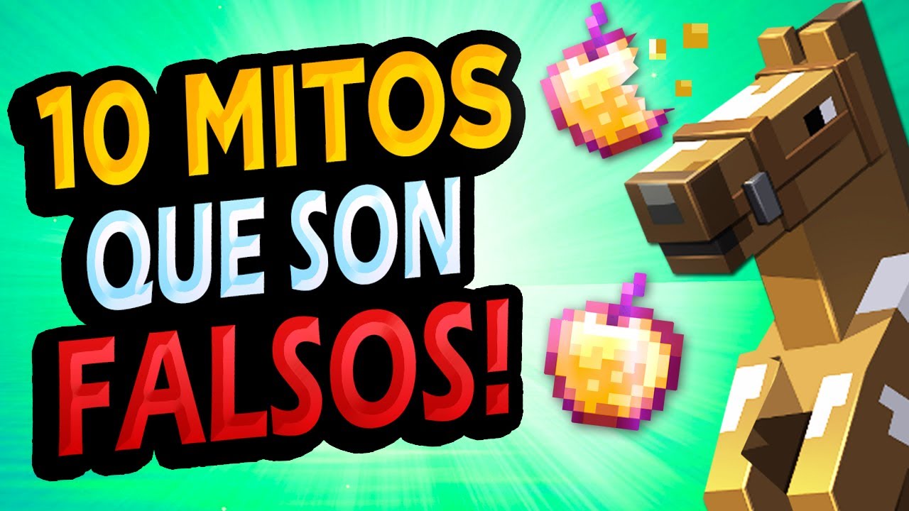 ✅ 10 Mitos de Minecraft que son FALSOS!! #5