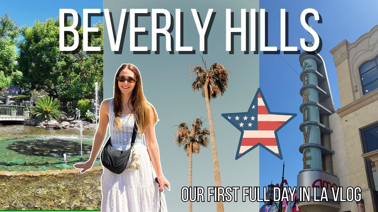 LOS ANGELES🌴: Our First Impressions 🎬✈️| Beverly Hills, The Grove & Erewhon Vlog