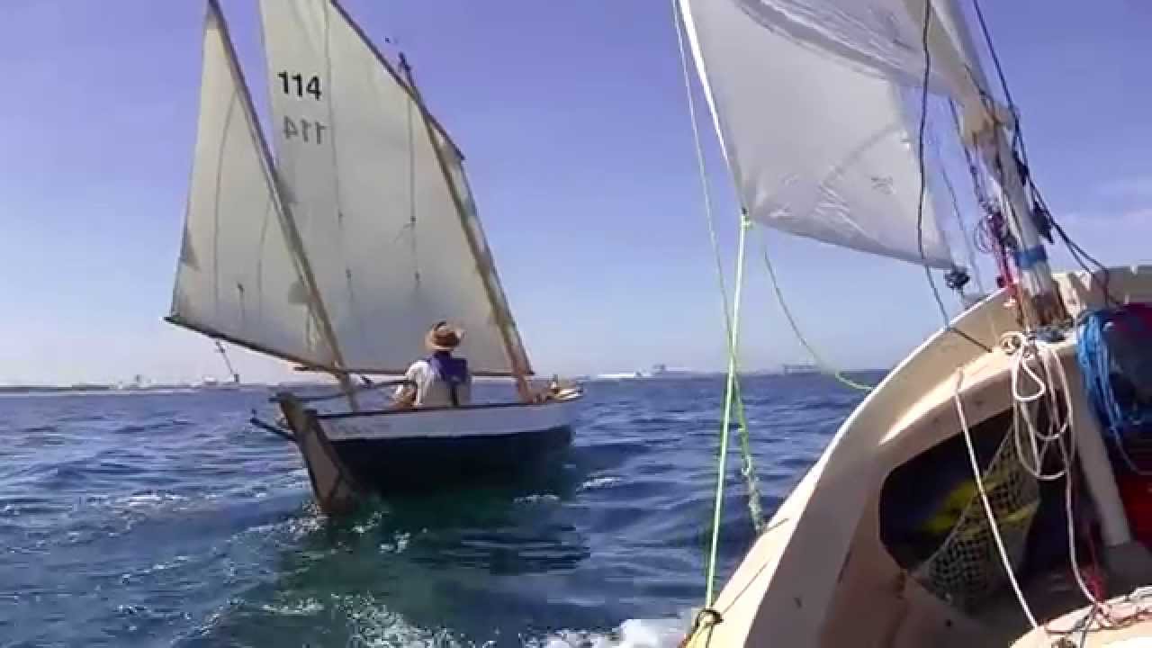 Ness Yawl and Pathfinder sail from Woodman Point
