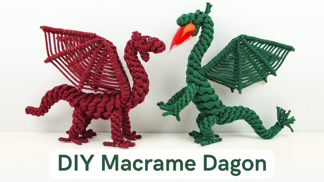 Create Amazing Cord Dragons Using Simple Knots