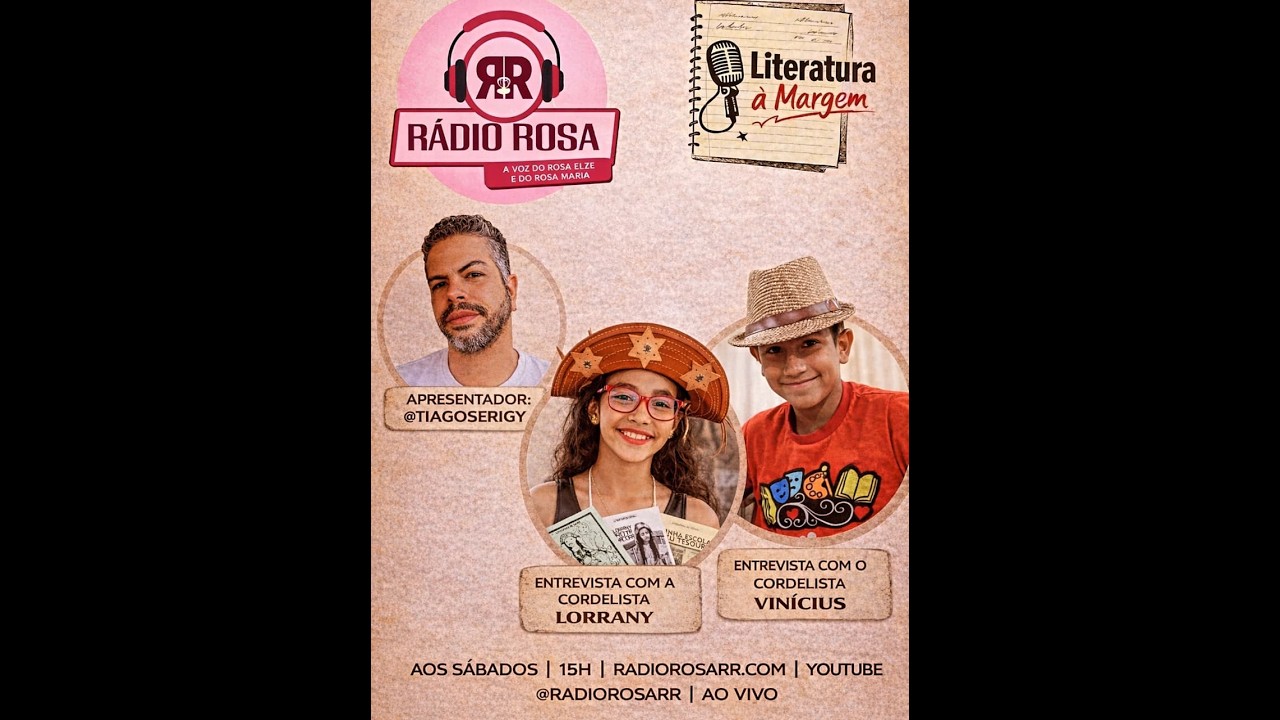 Literatura à Margem - Cordelistas lorrany e Vinícius