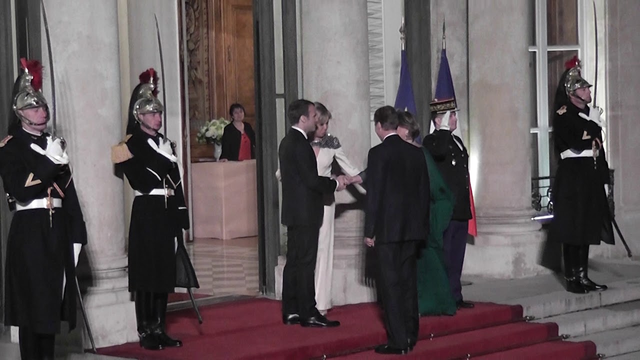 Le couple Macron a accueilli le grand-duc Henri de Luxembourg et son épouse