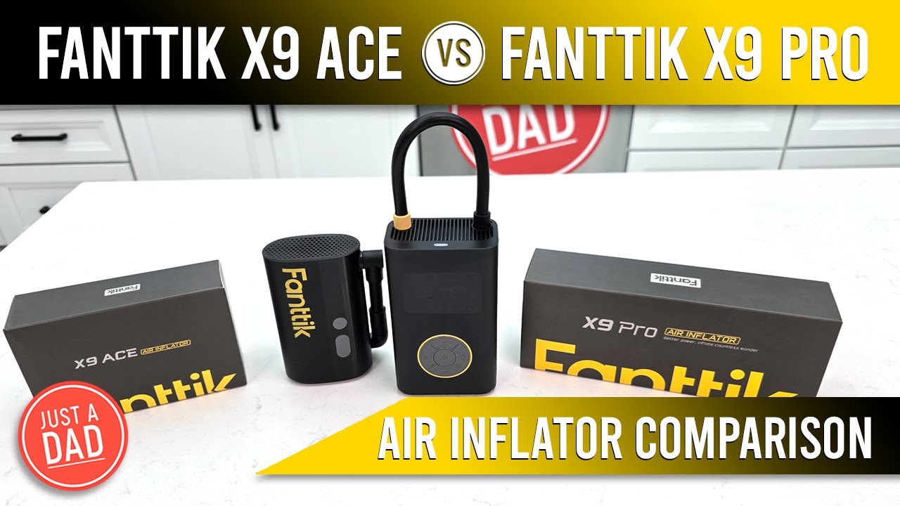Fanttik X9 Ace vs X9 Pro Air Inflator COMPARISON