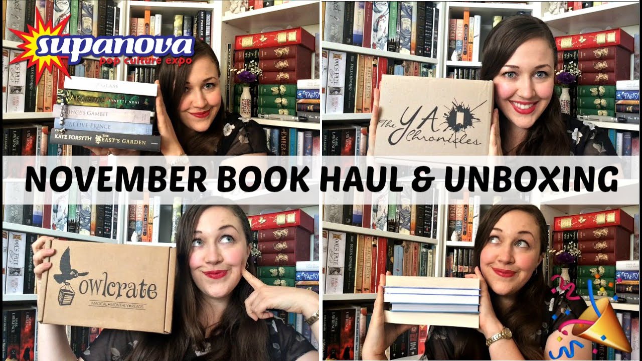 November Book Haul | Unboxing | Supanova Wrap-up