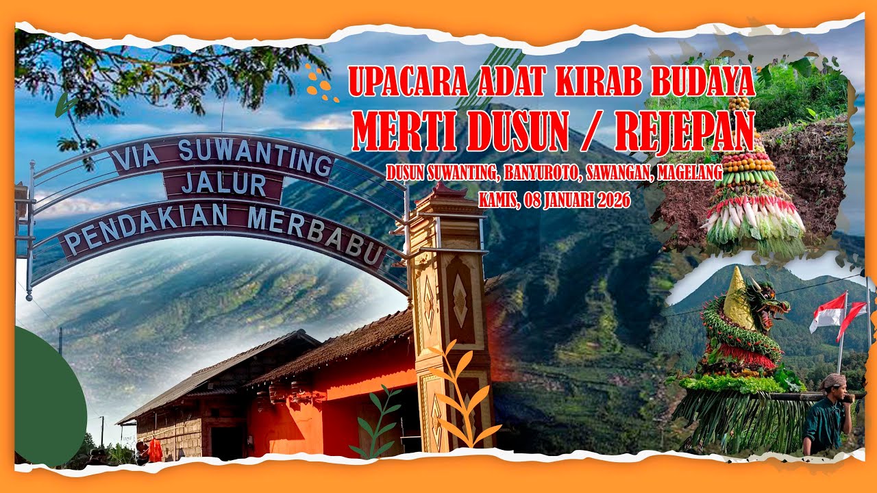 LIVE UPACARA ADAT  MERTI DUSUN / REJEPAN DUSUN SUWANTING || KAMIS, 08 JANUARI 2026