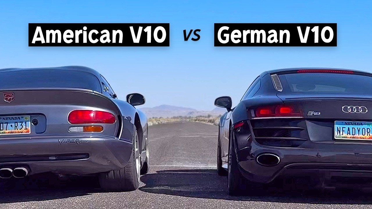 I bought an original V10 R8. Can it hang with the stang?
