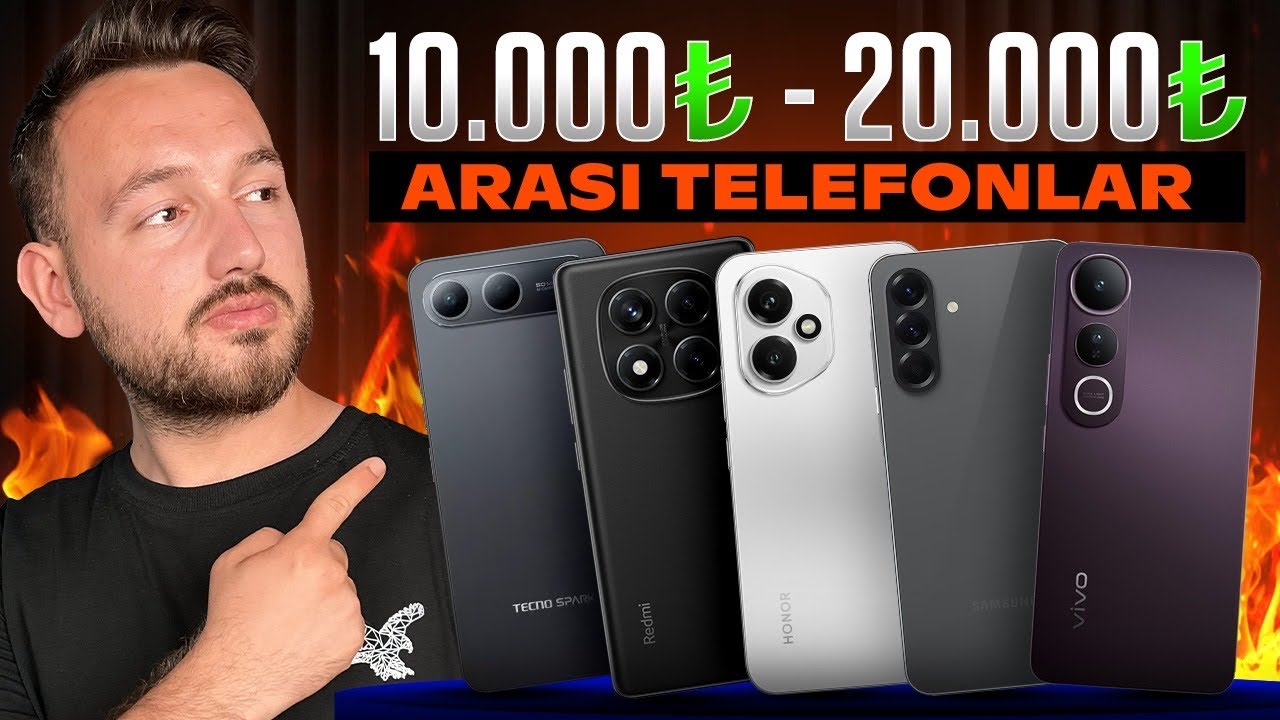 Telefon almadan önce izle! - 20.000₺ altında en iyi telefonlar! 