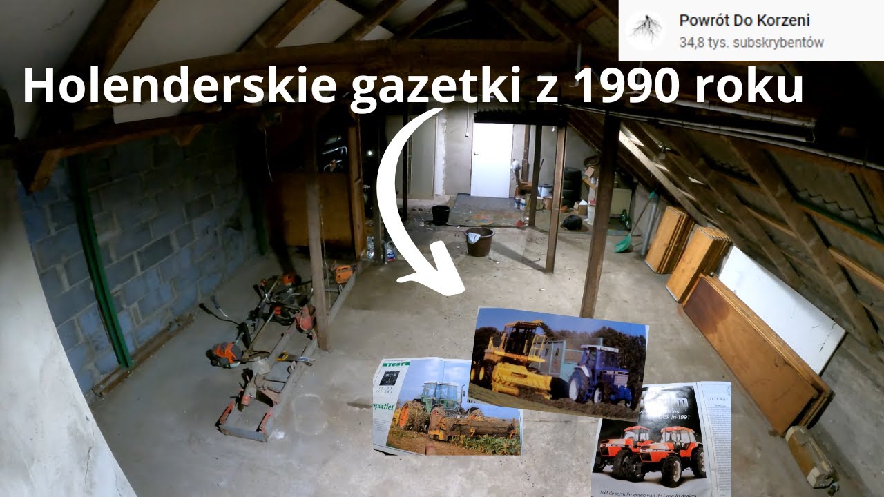 Wielkie sprzątanie gospodarstwa #42 / Strych uprzątnięty, wstawiamy regały