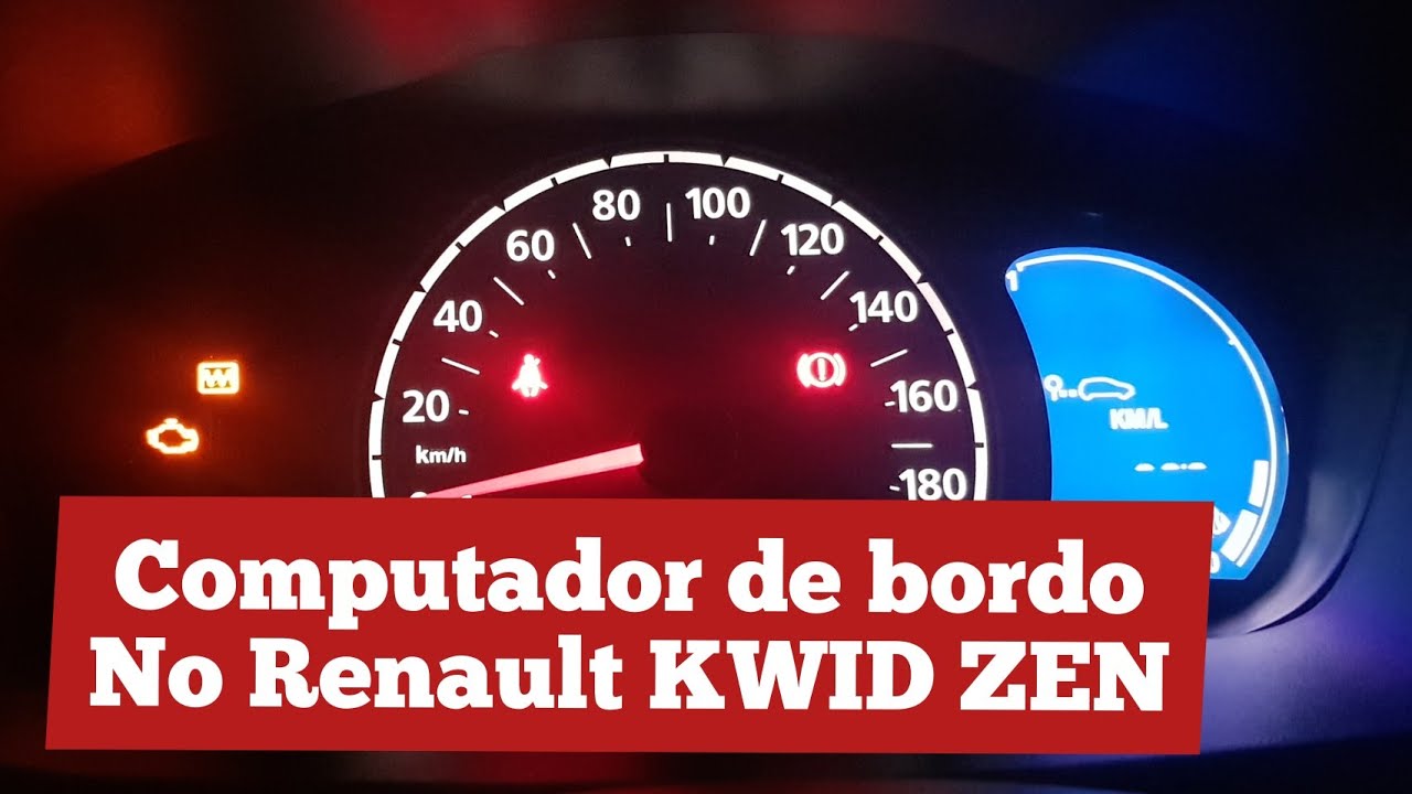 HABILITANDO Computador de bordo no KWID ZEN