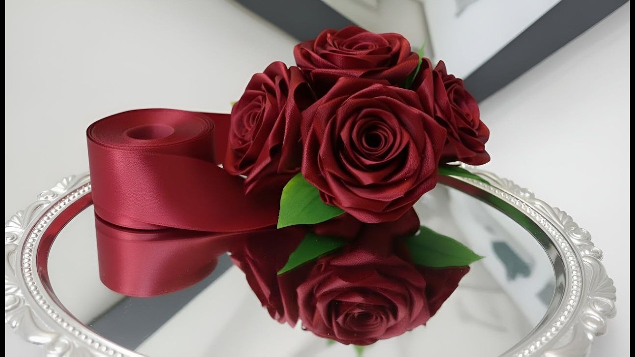How to make a Ribbon Rose