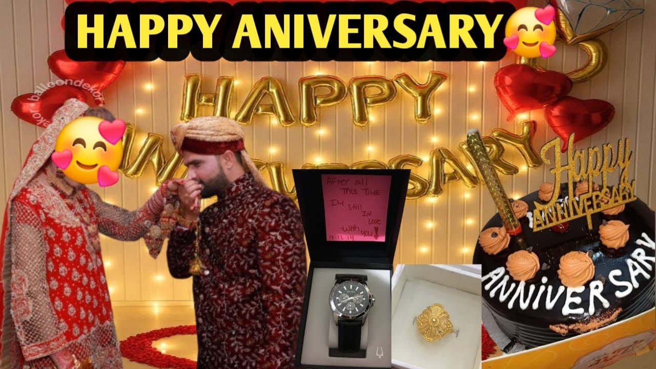 Happy anniversary celebrate ki 🥰# pury room ko decor Kia #